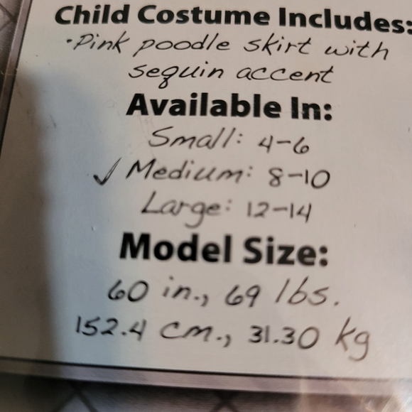 Girls poodle skirt, size 8/10 - Picture 3 of 7